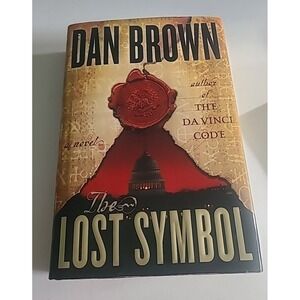 The Lost‎ Symbol Dan Brown 2009 Hardcover Dust Jacket First Edition Mystery